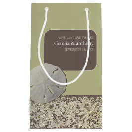 Sand dollar Lace, Vintag Beach Wedding Gefallen Kleine Geschenktüte