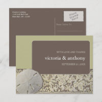 Sand-dollar-Lace, Vintag Beach Wedding Vielen Dank