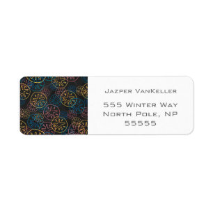 Sand Dollar Lines Red Yellow Blue