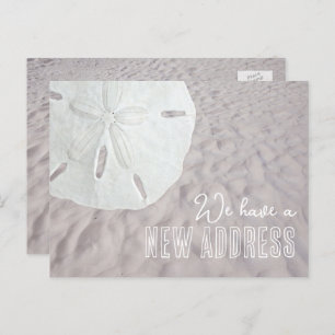 Sand Dollar New Address Ankündigung Postkarte