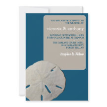 Sand-Dollar, Ozeanblaue Strandhochzeit