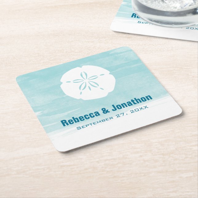 Sand Dollar Paper Untersetzer (angewinkelt)