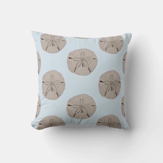 Sand Dollar Pattern Pillow Kissen (Vorderseite)