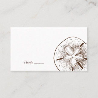 Sand-Dollar-Platzkarte Platzkarte