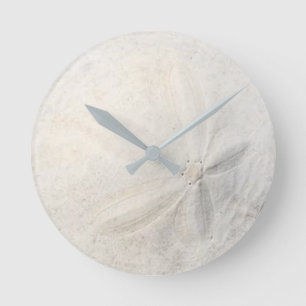 Sand Dollar Runde Wanduhr