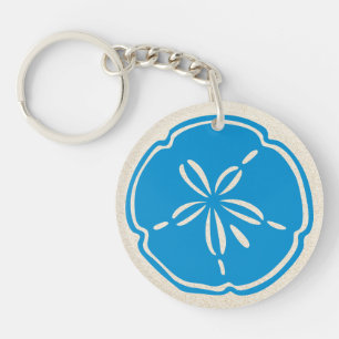 Sand-Dollar-Schlüsselanhänger - Zurück anpassen Schlüsselanhänger