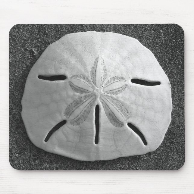 Sand Dollar Seashell Sand Beach Mousepad (Vorne)