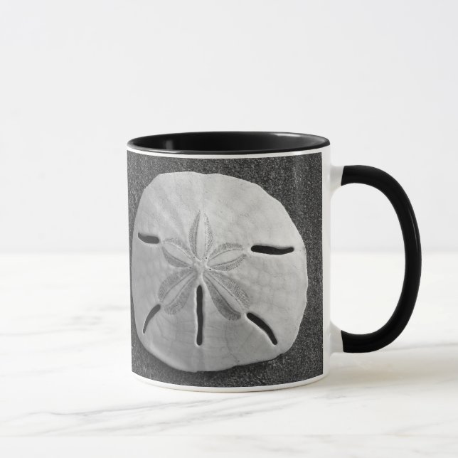 Sand Dollar Seashell Sand Beach Tasse (Rechts)