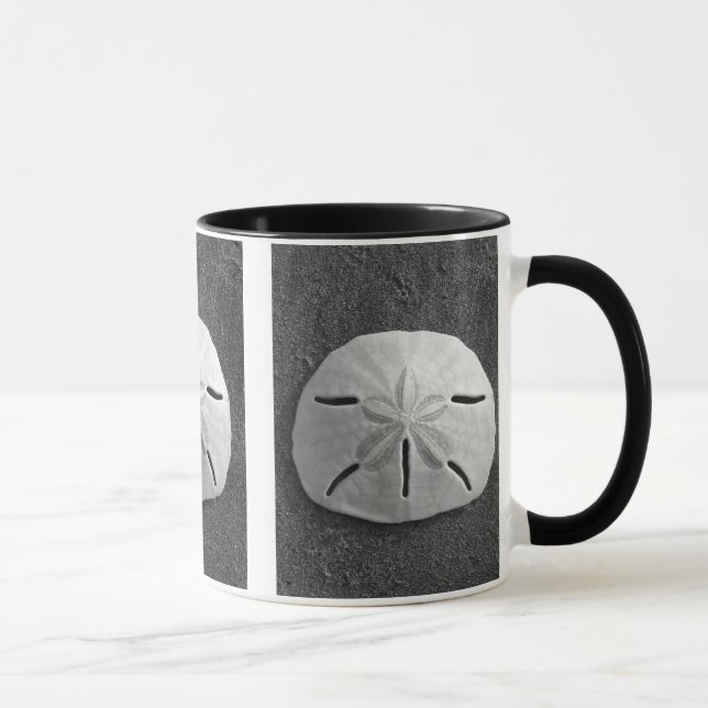 Sand Dollar Seashell Sand Beach Tasse (Rechts)