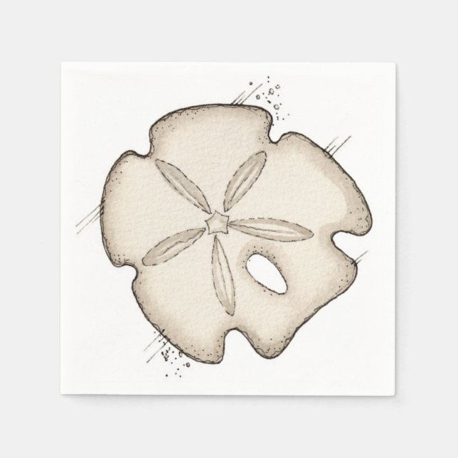Sand Dollar Serviette (Vorderseite)