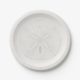 Sand-Dollar-Strand-Hochzeitstorte-Platten Pappteller