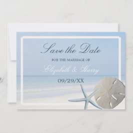 Sand Dollar und Starfish Beach Save The Date