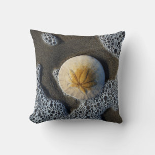 Sand Dollar und Surf Beach Foto Accent Kissen