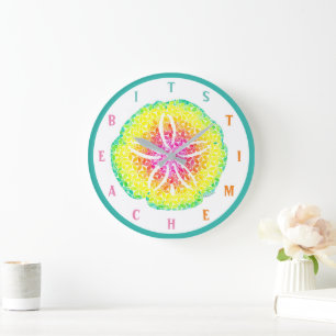 Sand-Dollar-Wall-Uhr Große Wanduhr