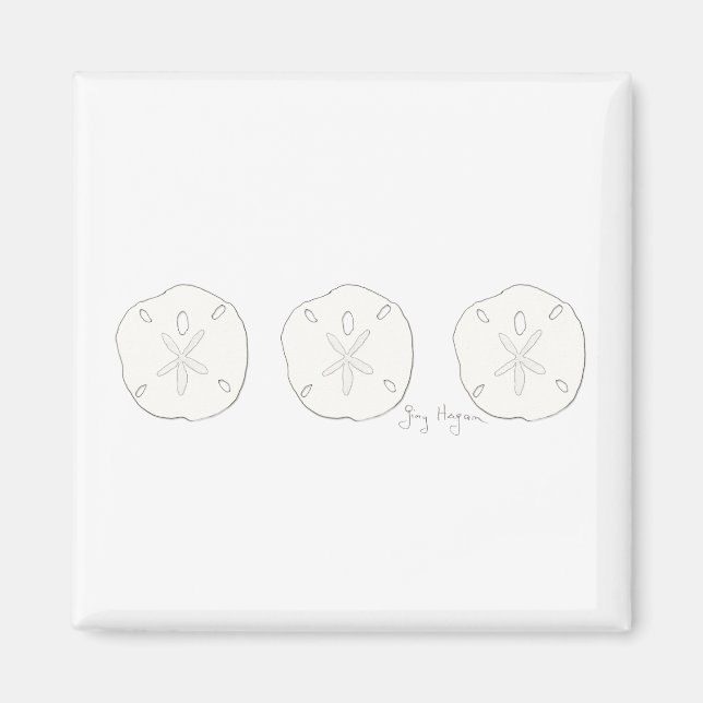 Sand Dollars Magnet (Vorne)