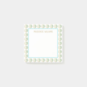 Sand-Dollarwatercolor-Strand-individueller Name Post-it Klebezettel