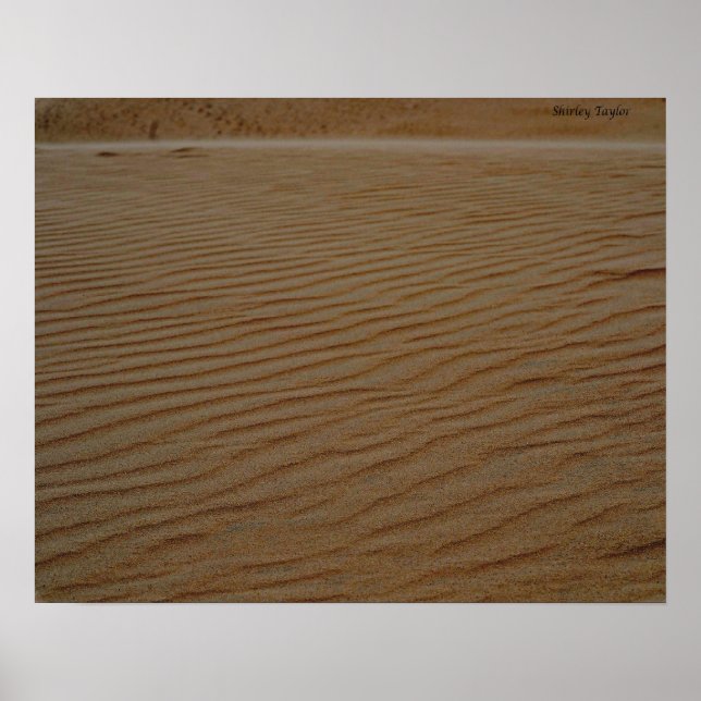 Sand Dune-Abstrakt von Shirley Taylor Poster (Vorne)