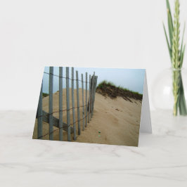 Sand Dune Beach Fence Karte