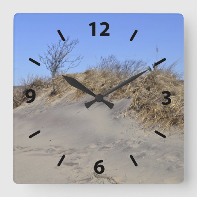 Sand Dune Beach Wall Uhr (Vorderseite)