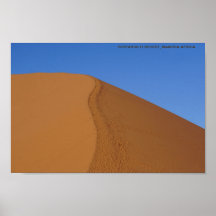 SAND DUNE SOSSUSVLEI DESERT NAMIBIA AFRICA POSTER