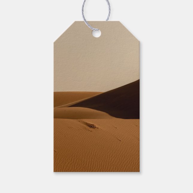 Sand Dunes Wüste Landschaft Geschenkanhänger (Vorderseite)