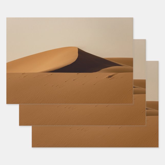 Sand Dunes Wüste Landschaft Geschenkpapier Set (Set)