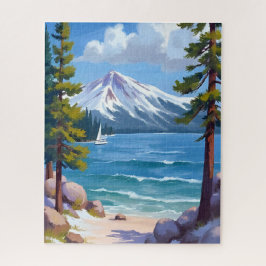 Sand Harbor Beach Lake Tahoe Malerei Puzzle