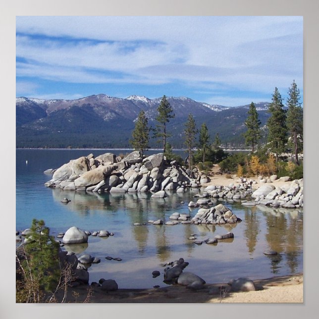 Sand Harbour Lake Tahoe Poster/Art Poster (Vorne)