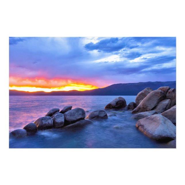 Sand Harbour Sunset Foto Print (Vorne)
