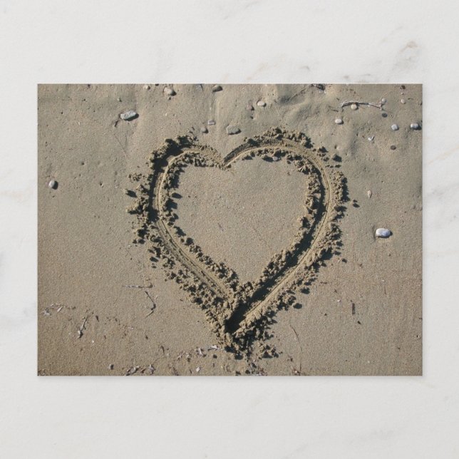 Sand Heart Postkarte (Vorderseite)