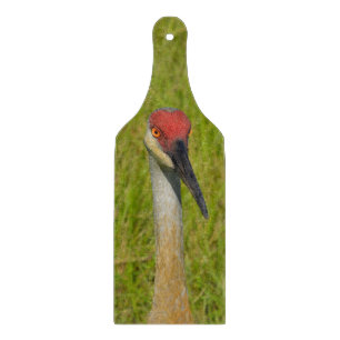 Sand Hill Crane - Kamera Schneidebrett