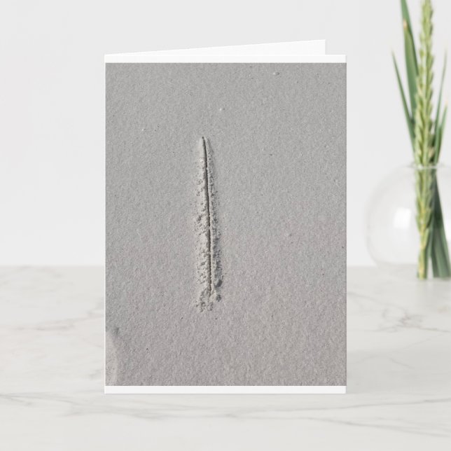 Sand Holiday Card Feiertagskarte (Vorderseite)