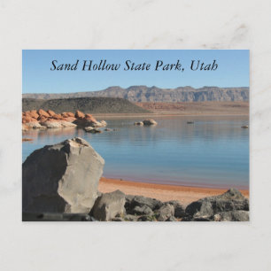 Sand Hollow Staat Park, Utah Postkarte