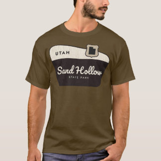 Sand Hollow State Park Utah Willkommensschild T-Shirt