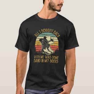 Sand in meinen Boots T Country Music Lover T-Shirt