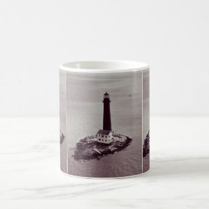 Sand-Insel-Leuchtturm Tasse