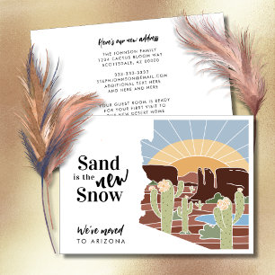 Sand ist der neue Schnee Arizona Neue Adresse Ankündigung