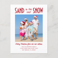 Sand ist der neue Schnee Foto-Umzugsankündigung