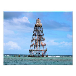 Sand Key Lighthouse, Florida Foto Print