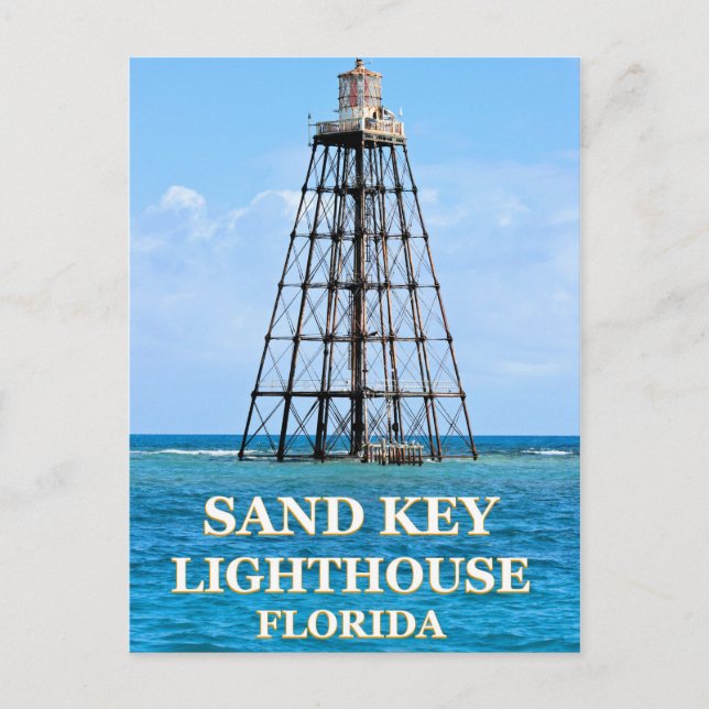 Sand Key Lighthouse, Florida Postcard Postkarte (Vorderseite)