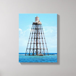 Sand Key Lighthouse, Florida Wrapped Canvas Print Leinwanddruck