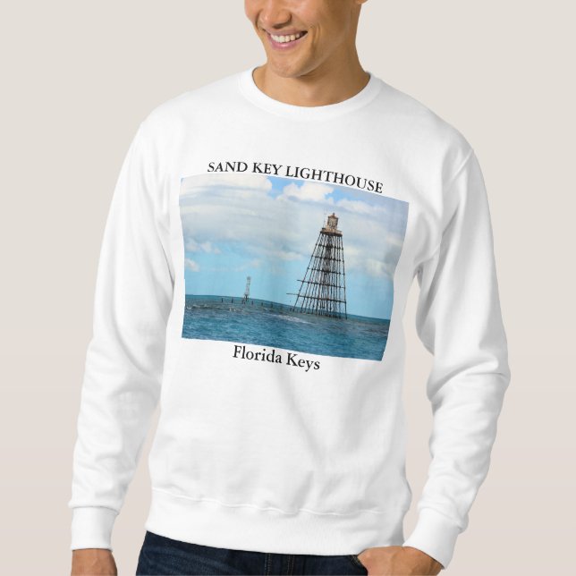 Sand Key Lighthouse, Key West Florida Keys Sweatshirt (Vorderseite)