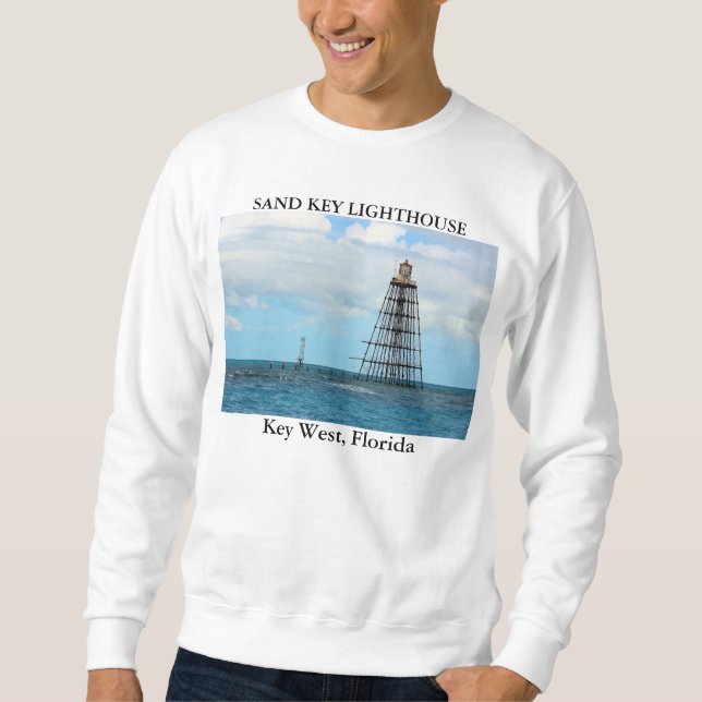 Sand Key Lighthouse, Key West Florida Sweatshirt (Vorderseite)