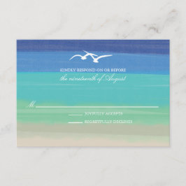 Sand, Meer und Seagullen | RSVP für bemalte Hochze