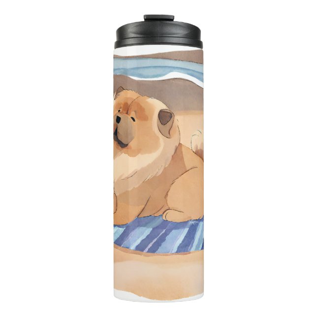 SAND N' SEE Chow Hund thermische Trommel Thermosbecher (Vorderseite)