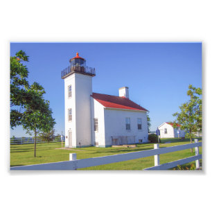 Sand Point Leuchtturm, Escanaba, Michigan Fotodruck