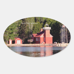 Sand Point Lighthouse Baraga Aufkleber