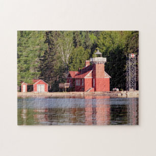 Sand Point Lighthouse Baraga Puzzle