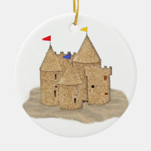 Sand-Schloss Keramikornament