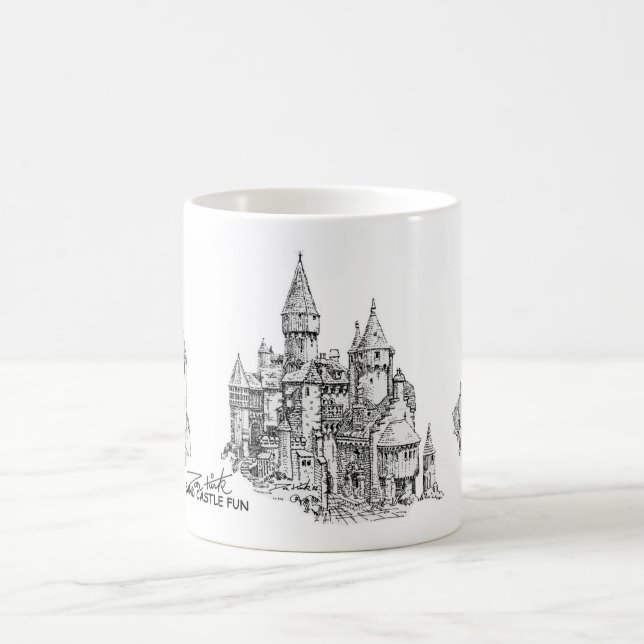 Sand-Schloss-Spaß-Kaffee-Tasse Kaffeetasse (Mittel)